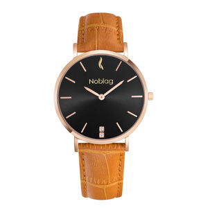 Noblag women's watches tan leather 36mm